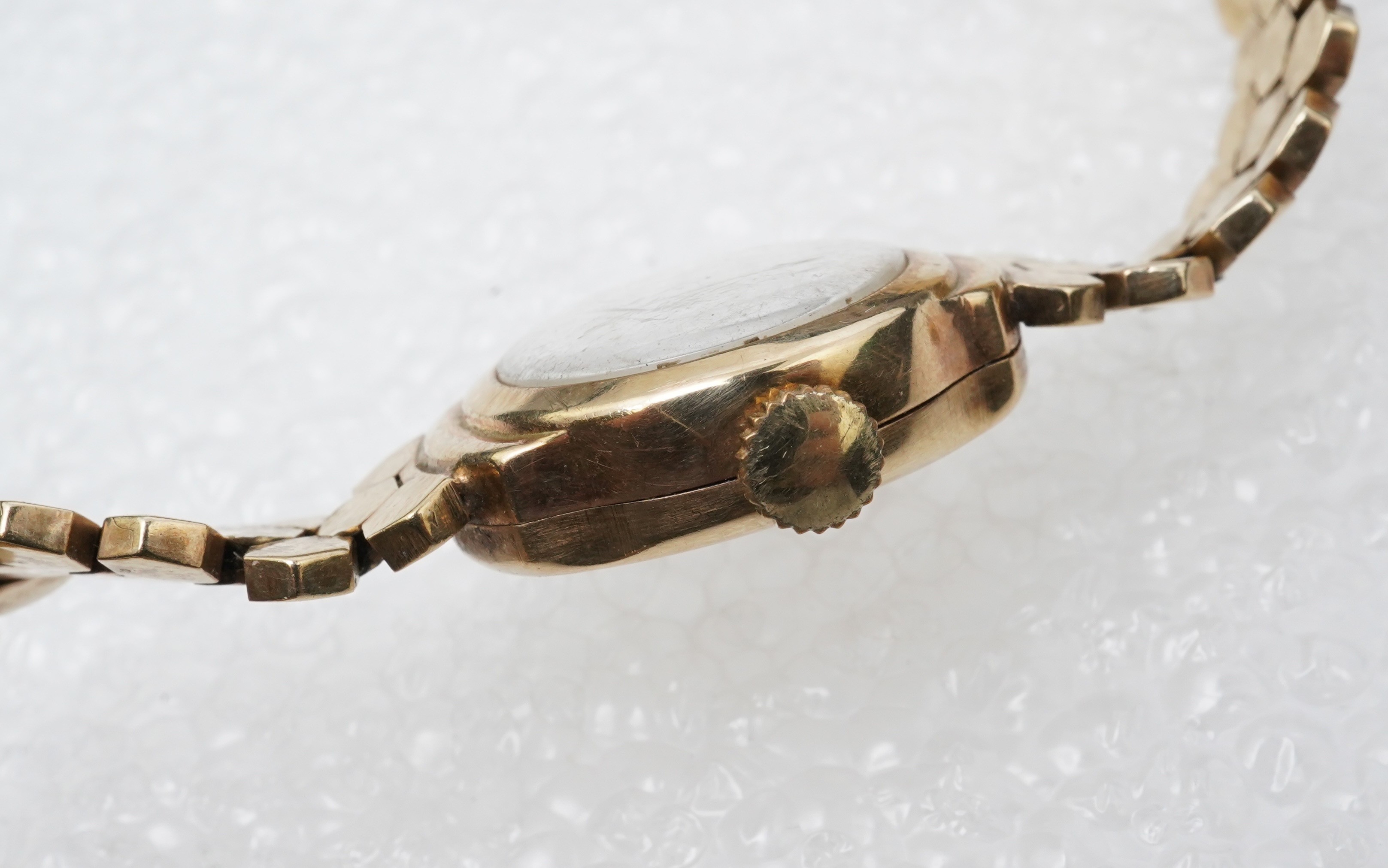 Rolex, a lady's gold wristwatch, circa 1957